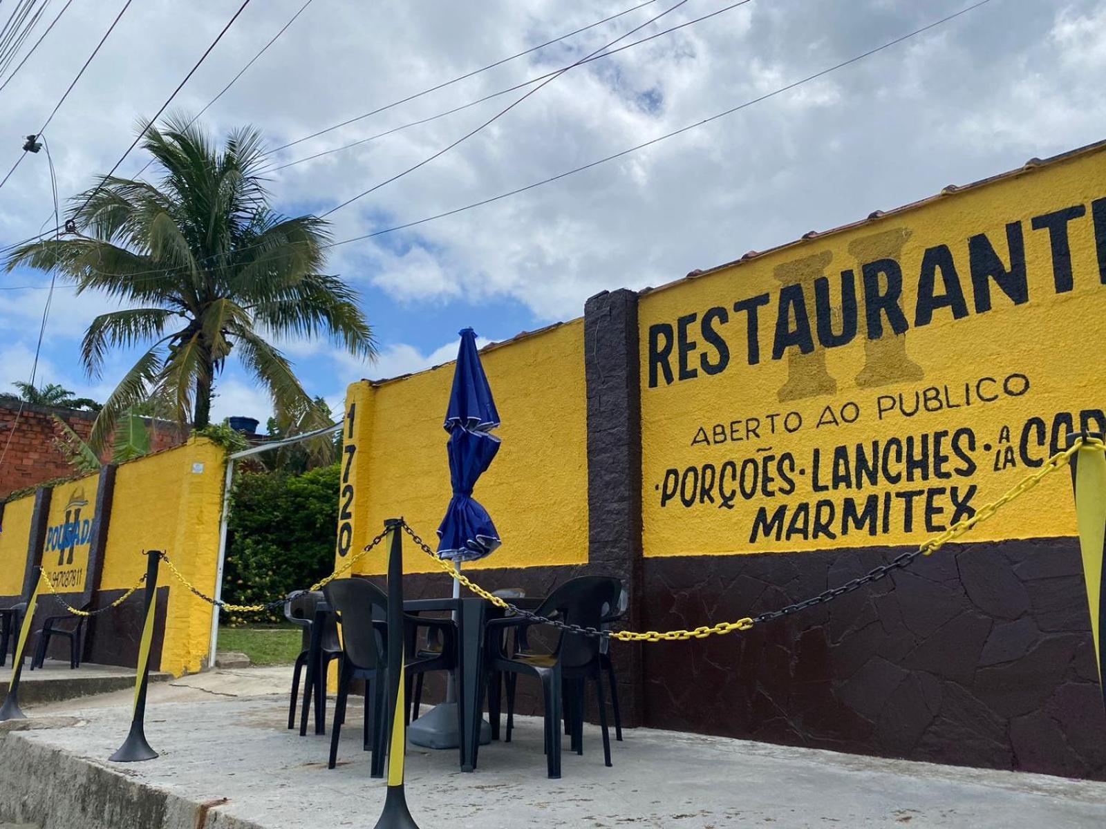 Pousada E Restaurante Frente Mar H Guarujá Exterior foto